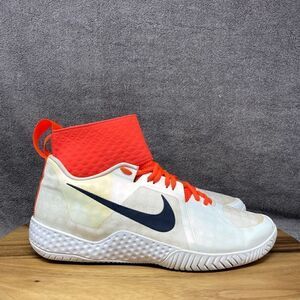 RARE Nike Flare White Coral 810964-148 Serena Williams Tennis Shoes Women's 10.5
